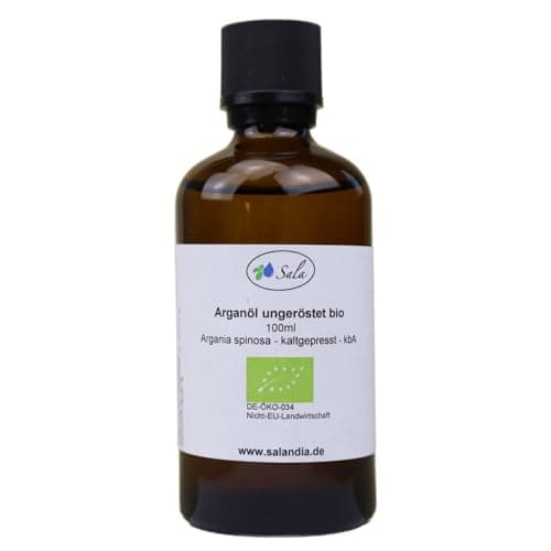 Sala Jojobaöl kaltgepresst BIO für Baby & Kind in Glasflasche 1 L EU Organic