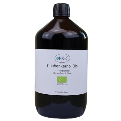 Sala Jojobaöl kaltgepresst BIO für Baby & Kind in Glasflasche 1 L EU Organic
