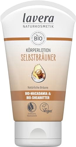 Lavera Selbstbräuner Lotion - natürliche Körperbräune - feuchtigkeitsspendend - vegan - Naturkosmetik - 125 ml