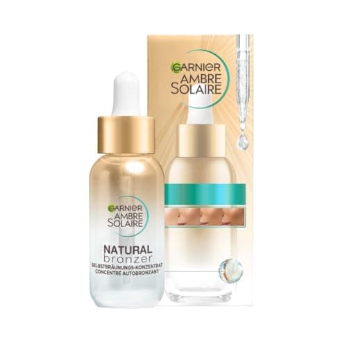 Garnier Selbstbräunungs-Konzentrat Serum 30 ml für natürlichen Teint
| Ambre Solaire Natural Bronzer 30 ml gleichmäßige