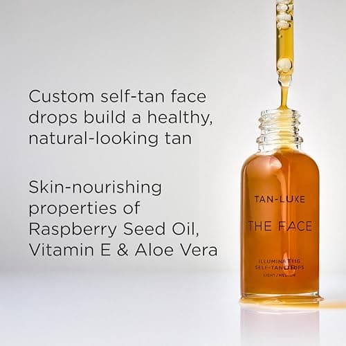 Tan Luxe THE FACE Selbstbräuner-Tropfen, Bräunungstropfen für das gesundebuatige Gesicht, tierversuchsfrei und vegan, 30