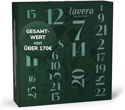 Lavera Adventskalender 2025 – Beauty Adventskalender für Frauen mit Naturkosmetik – 24 Überraschungen für Hautpflege, Ge