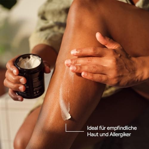 JUNGLÜCK Ceramide Body Butter - Vegan für empfindliche, trockene und Neurodermitis neigende Haut - nährreiche Pflege in