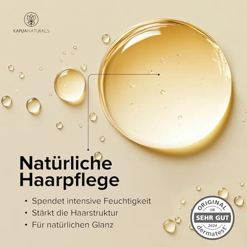 Jojobaöl Bio Kaltgepresst - 100ml - COSMOS Zertifiziert - Für Haare und Gesicht - Reguliert Sebum, Anti-Pickel - Ceramid