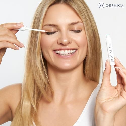 ORPHICA Realash Wimpernserum 3ml – Sichtbar längere Wimpern in 2 Wochen, Dermatologisch geprüft, Hyaluronsäure & Calendu