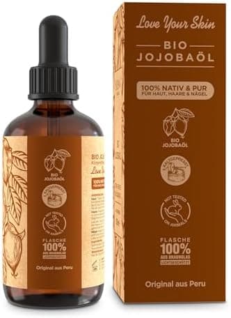 JOJOBAÖL BIO Kaltgepresst | Für Haare, Haut und Nägel - 100% Natürlich & Rein | Anti-AgingMade in Germany  
JOJOBAÖL BIO