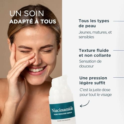 10% Niacinamid + 1% Zink - Skin Serum für Fettige, Misch- und empfindliche Haut - Minimiert breitere Poren und reguliert