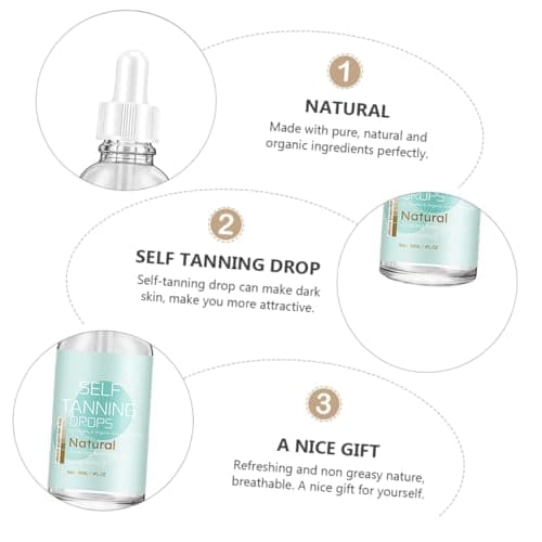 Healifty Selbstbräunungstropfen Für Naturliche Bräune Und Gesunder Aussehn 10 Ml Für Alle Hauttypen