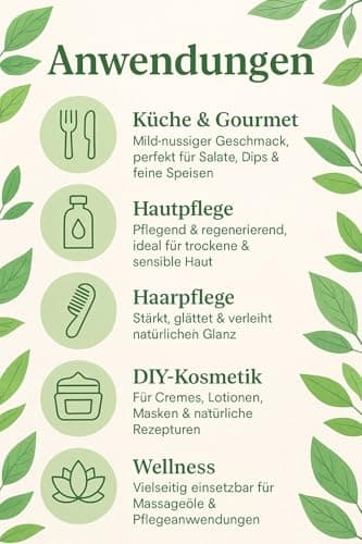 Sala Jojobaöl kaltgepresst BIO für Baby & Kind in Glasflasche 1 L EU Organic