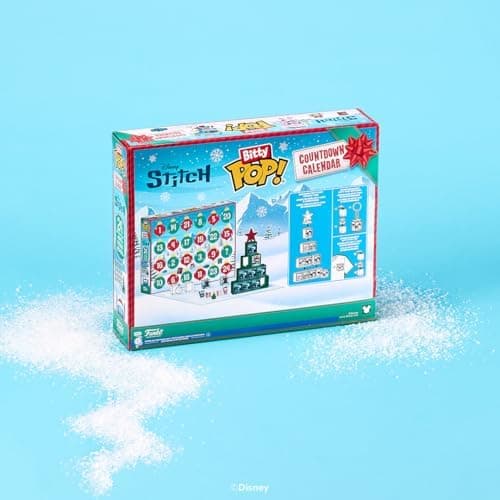 Funko Bitty Pop! Countdown Calendar: Stitch Holiday - Lilo and Stitch - 24 Tage der Überraschung - Sammeln - Geschenkide