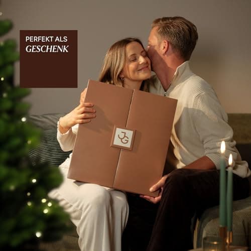 JUNGLÜCK Premium Adventskalender 2025 -beautiful Weihnachtskalender für jede Hautart - 24 Wohlfühlmomente im Gesamtwert
