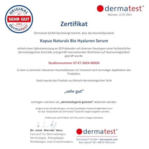 Bio Niacinamide Serum Hochdosiert für reife Haut 100ml • 10% Niacinamide + 1% Zink • Verkleinert Poren & verringert Flec
