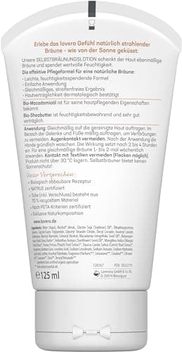Lavera Selbstbräuner Lotion - natürliche Körperbräune - feuchtigkeitsspendend - vegan - Naturkosmetik - 125 ml