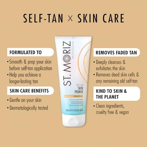 ST. MORITZ Selbstbräuner Face Mist - Für ein sanftes Bronzieren des Gesichts, ideal für tägliche Verwendung - Mit Pflanz