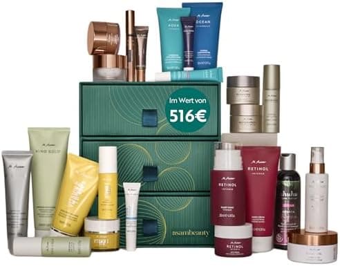 M. Asam MAGIC FINISH Adventskalender 2025 - 24 Beauty-Überraschungen im Wert von 212 € für Frauen am Weihnachtsmarkt