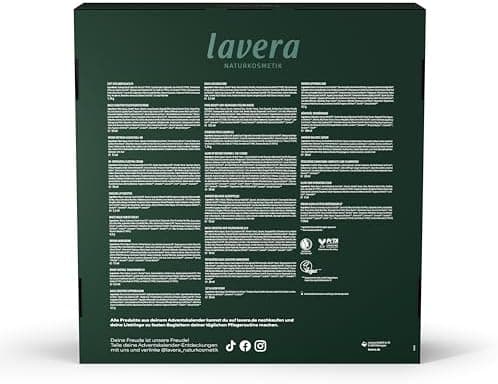 Lavera Adventskalender 2025 – Beauty Adventskalender für Frauen mit Naturkosmetik – 24 Überraschungen für Hautpflege, Ge