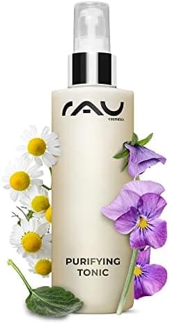 RAU Cosmetics Zink Gesichtswasser - Purifying Tonic für Mischhaut & fette Haut - Gesichtsreinigung gegen Pickel 200 ml -
