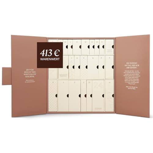 JUNGLÜCK Premium Adventskalender 2025 -beautiful Weihnachtskalender für jede Hautart - 24 Wohlfühlmomente im Gesamtwert