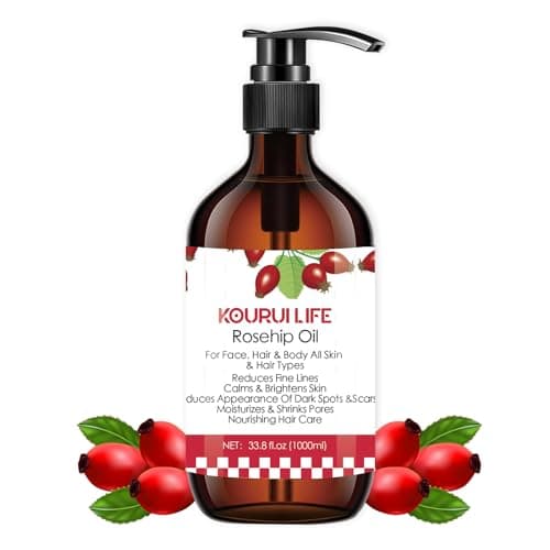 Jojobaöl Bio 1L - Hautpflege-Öl für Gesicht, Körper, Haare und Bart - 100% Rein und NatürlicheÖlös für natürliche Haut-