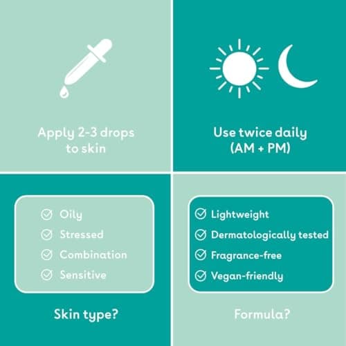 Azelainsäure-Serum Q+A mit porenminimierendem Zink-PCA & Antioxidantien für frische und glatte Haut (30ml)  
Azelainsäur