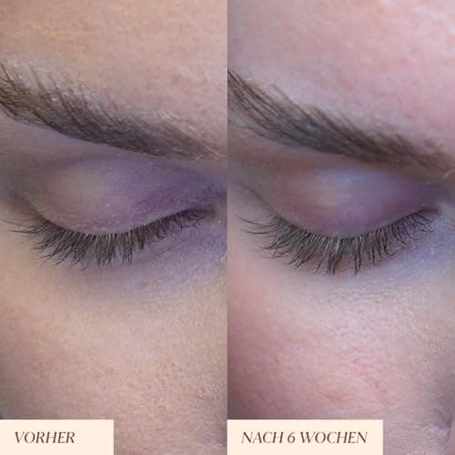 JUNGLÜCK Peptide Wimpernserum Ohne Hormone - Vegan | Für lange und dichte Wimpern | Wachstumserum mit 5-fach Wirkkomplex