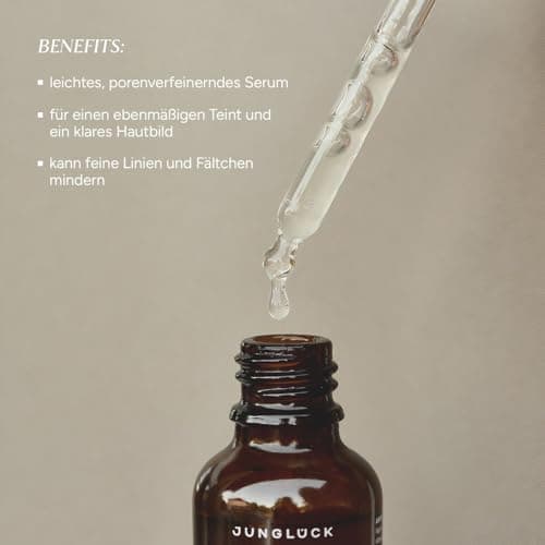 JUNGLÜCK - Anti-Aging-Niacinamide-Serbium 10% Niacinamid 1% Zink - Haut Reinigung & Pickel Bekämpfung