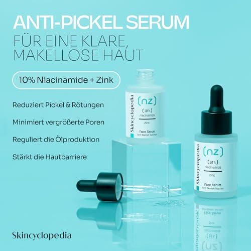 Skincyclopedia 10% Niacinamide Serum mit Zink für Pickelklingel, klärender Hautpflege, ent ☆klarat Unreinheiten, hochwir