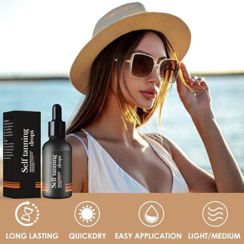 Selbstbräunungstropfen 30 ml für sanfte Bräune und individuelle Gesichtsbräunung