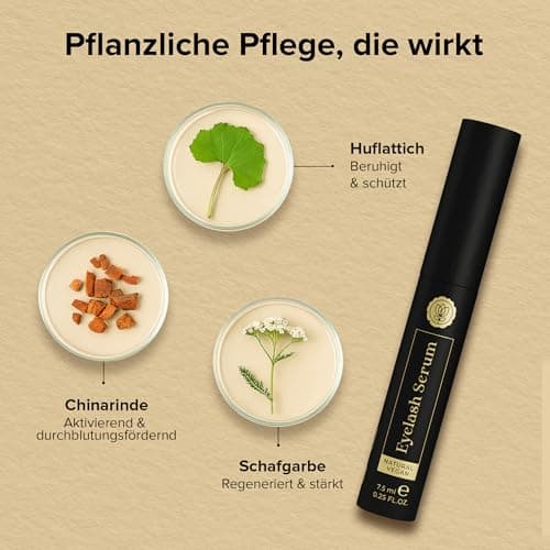 BIO Wimpernserum Wachstum TESTSIEGER • HORMONFREI • 7,5ml • Naturkosmetik Made in Germany
BIO Wimpernserum Wachstum TEST
