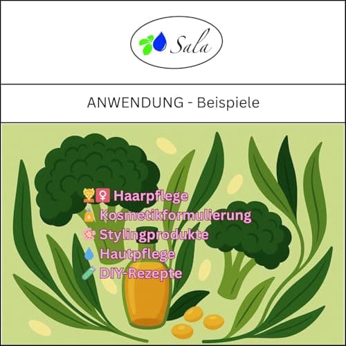 Sala Jojobaöl kaltgepresst BIO für Baby & Kind in Glasflasche 1 L EU Organic