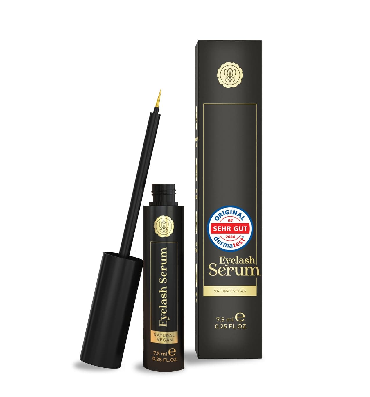 BIO Wimpernserum Wachstum TESTSIEGER • HORMONFREI • 7,5ml • Naturkosmetik Made in Germany
BIO Wimpernserum Wachstum TEST
