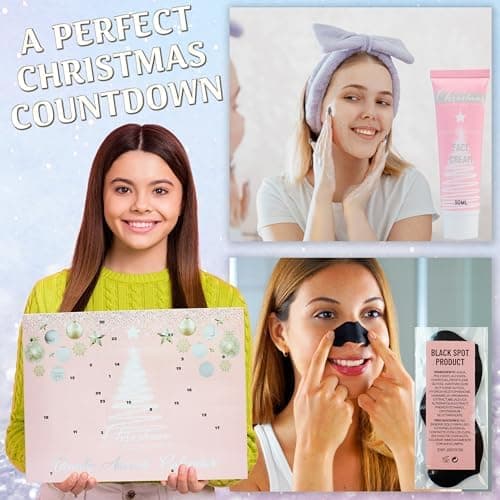 KreativeKraft Adventskalender 2025 Für Frauen Als Teenager Geschenkidee Für Mädchen Fokus Auf Hautpflege Und Beauty Schm