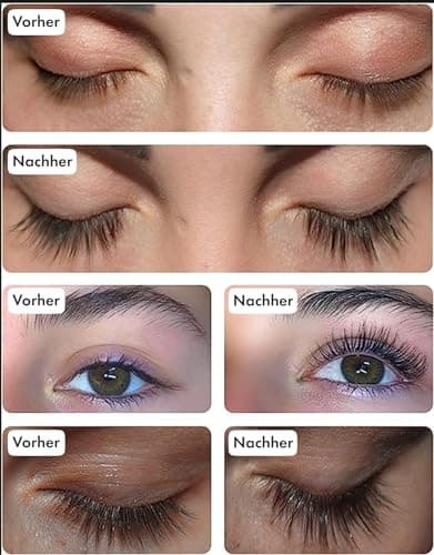 Wimpernwachstumsserum für längere dicke vollere Wimpern - natürliches Serum - 3 ml - Augenbrauenförderung
