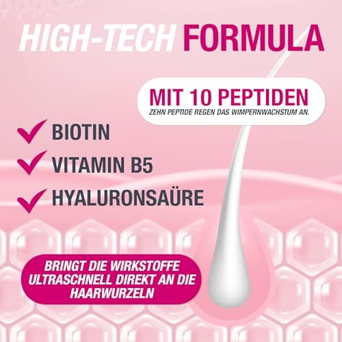 LASHCOCAINE PEP ACTIVE - Wimpernserum ohne Hormone – Schützt & kräftigt die Wimpern - VEGAN - MADE IN GERMANY - 3,5ml