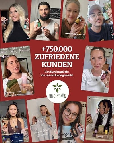 Heldengrün® BIO Jojobaöl - Sanftes Gesichtsöl & Haarepflege - Kosmetik für Gesicht, Haut & Haare COSMOS Organic von Ecoc