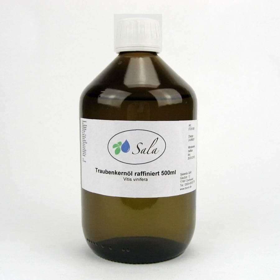 Sala Jojobaöl kaltgepresst BIO für Baby & Kind in Glasflasche 1 L EU Organic