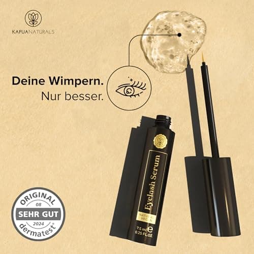 BIO Wimpernserum Wachstum TESTSIEGER • HORMONFREI • 7,5ml • Naturkosmetik Made in Germany
BIO Wimpernserum Wachstum TEST