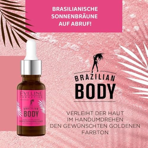 Eveline Cosmetics Brazilian Body Selbstbräunungs-Tropfen für aktive Frauen - Outdoor Aktivität & Sonnenschutz
| Eveline