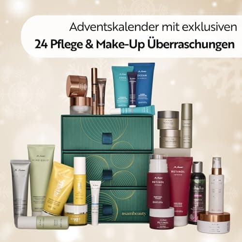 M. Asam MAGIC FINISH Adventskalender 2025 - 24 Beauty-Überraschungen im Wert von 212 € für Frauen am Weihnachtsmarkt