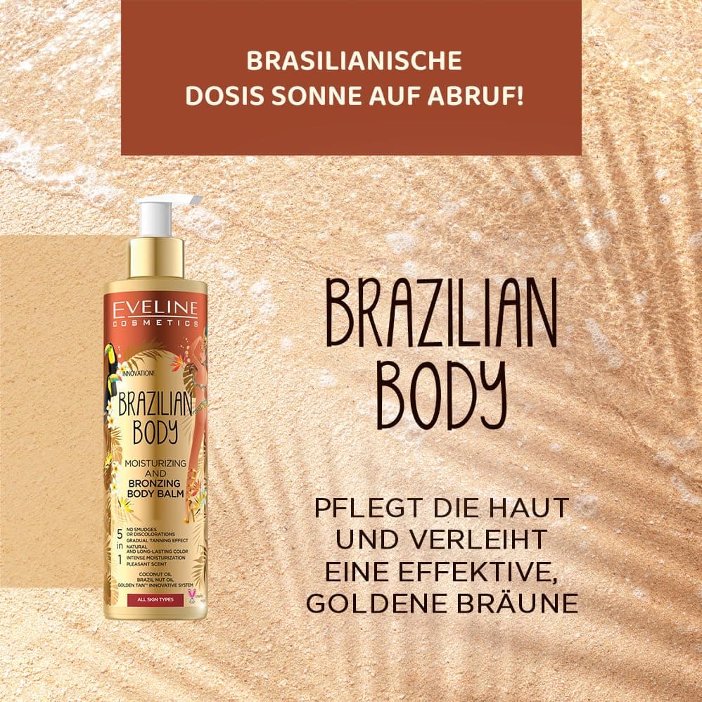 Eveline Cosmetics Brazilian Body Selbstbräunungs-Tropfen für aktive Frauen - Outdoor Aktivität & Sonnenschutz
| Eveline