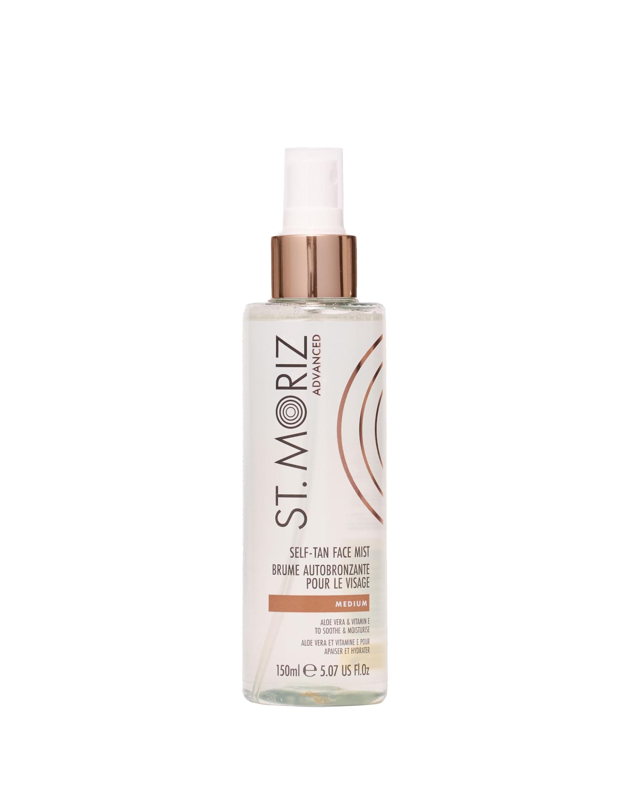 ST. MORITZ Selbstbräuner Face Mist - Für ein sanftes Bronzieren des Gesichts, ideal für tägliche Verwendung - Mit Pflanz