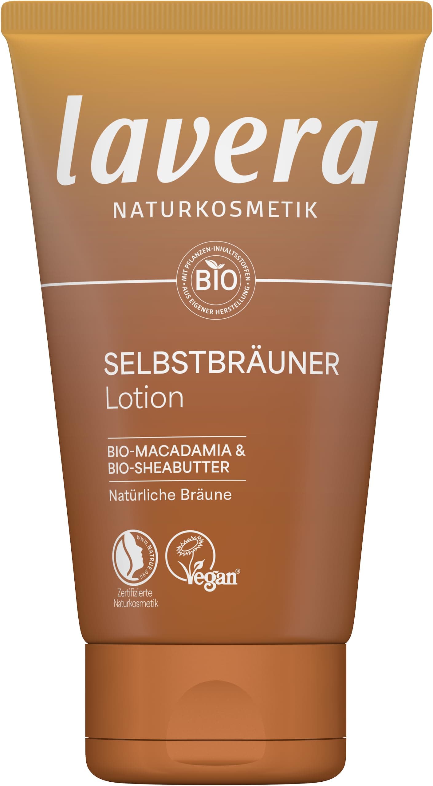 Lavera Selbstbräuner Lotion - natürliche Körperbräune - feuchtigkeitsspendend - vegan - Naturkosmetik - 125 ml
